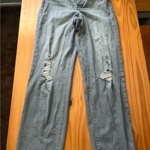 Distressed Gray Old Navy Jeans